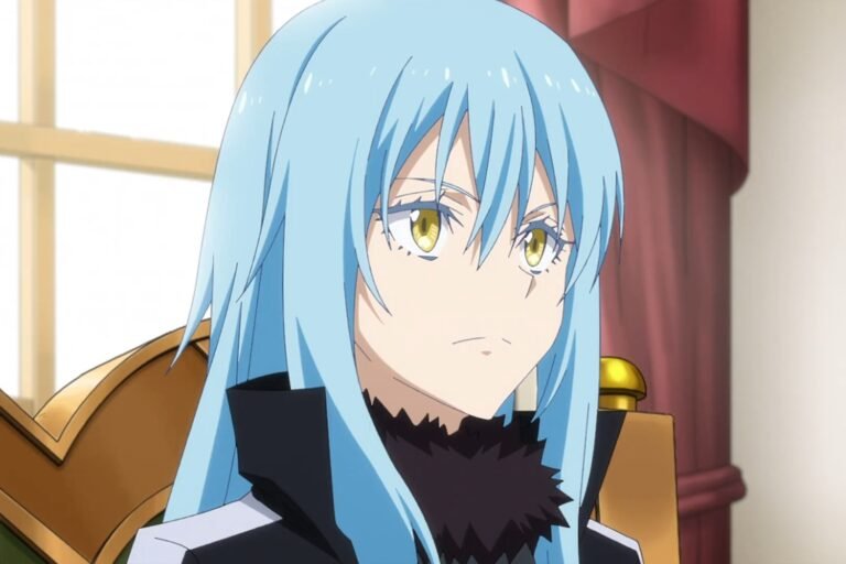 Rimuru Tempest from the anime That Time I Got Reincarnated as a Slime.