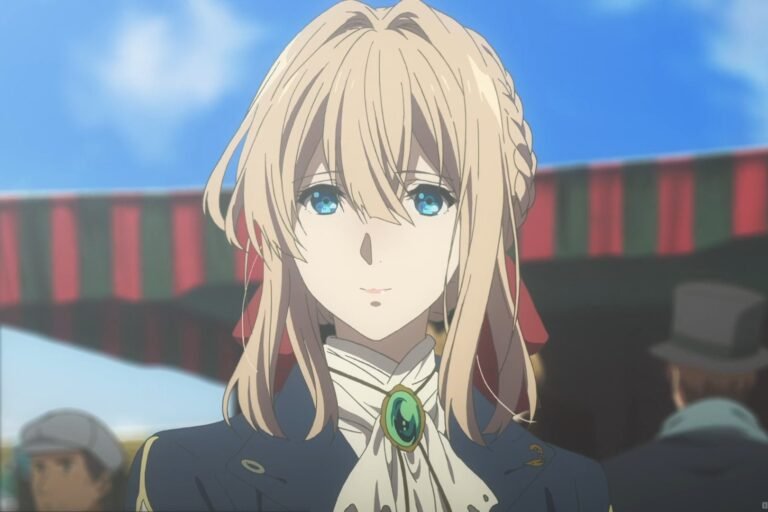 Violet Evergarden from the anime Violet Evergarden.