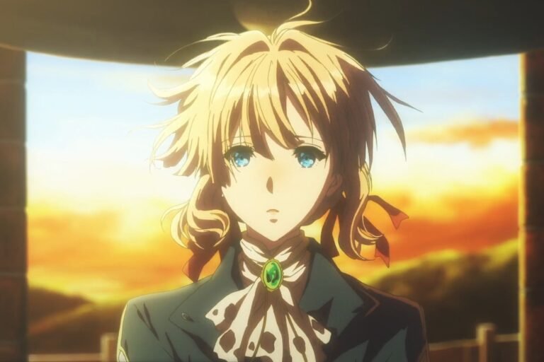 Violet Evergarden from the anime Violet Evergarden.