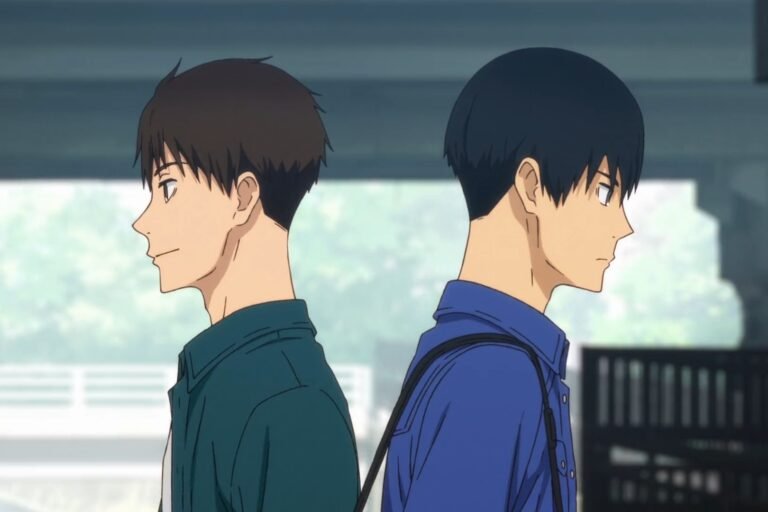 Kakeru Kurahara and Haiji Kiyose from the anime Run with the Wind.