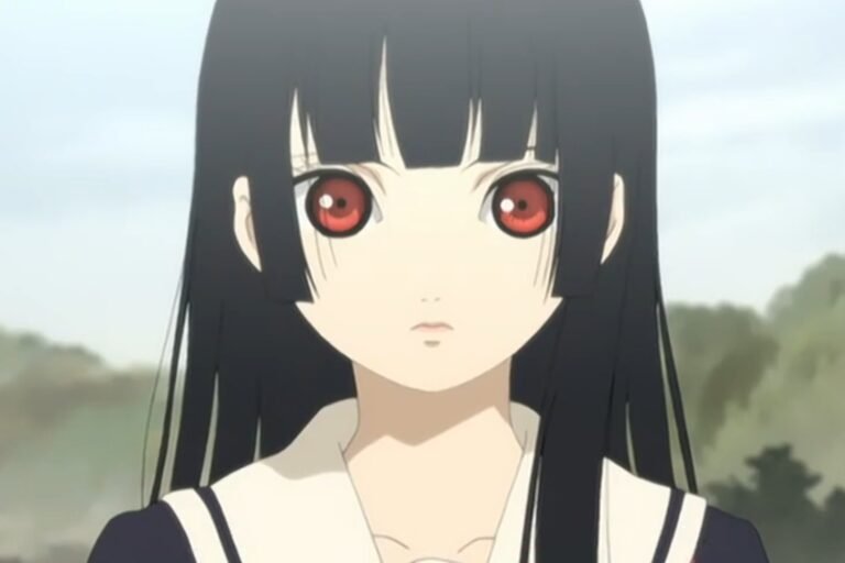 Ai Enma from the anime Hell Girl.