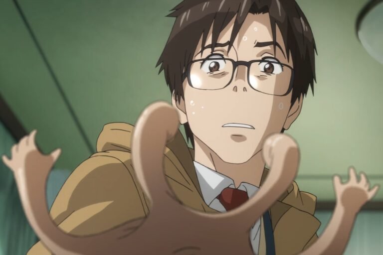 Shinichi Izumi and Migi from the anime Parasyte: The Maxim.