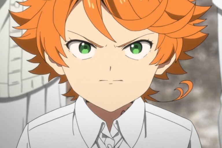 Emma from the anime The Promised Neverland.