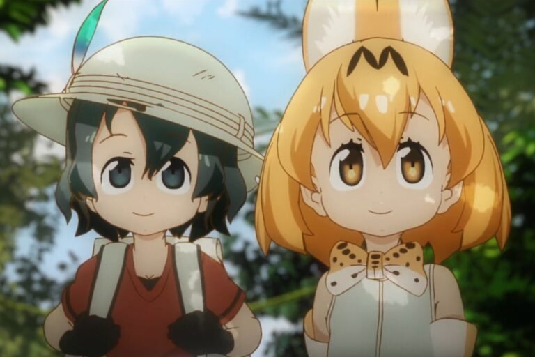 Serval and Kaban from the anime Kemono Friends.