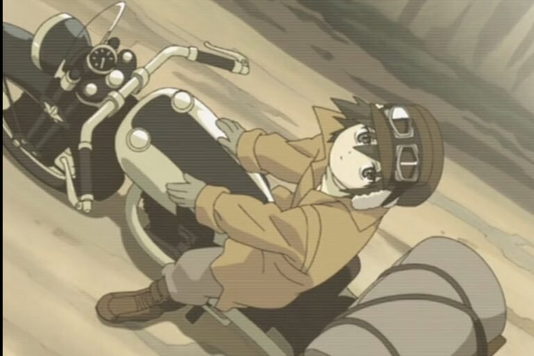 Kino from the anime Kino's Journey.