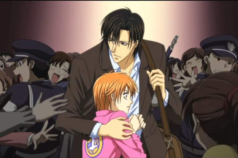 Kyouko Mogami and Ren Tsuruga from the anime Skip Beat!