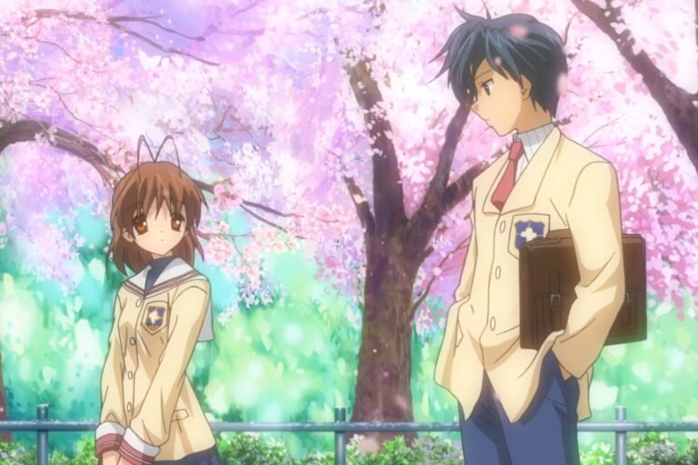 Tomoya Okazaki and Nagisa Furukawa from the anime Clannad.