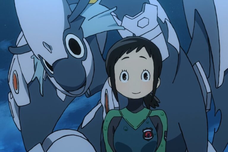 Hisone Amakasu and Masotan from the anime Dragon Pilot: Hisone and Masotan.