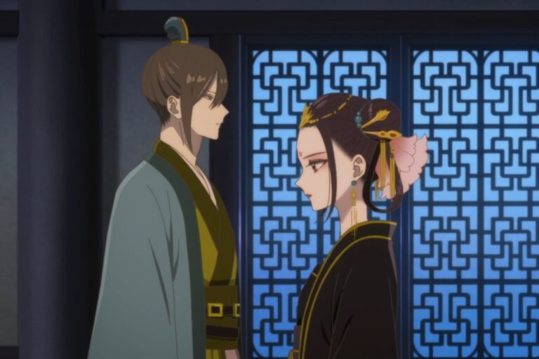 Jusetsu Ryuu and Koushun Ka from the anime Raven of the Inner Palace.