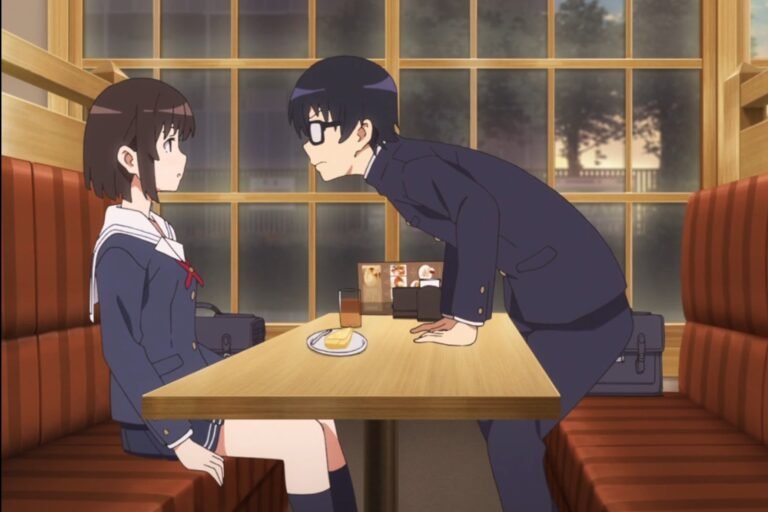 Megumi Katou and Tomoya Aki from the anime Saekano: How to Raise a Boring Girlfriend.