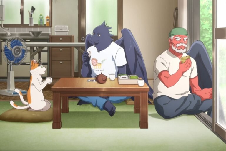 Jirou, Buchio, and Tazenbou Fuchibiyama from the anime Tonari no Yokai-san.