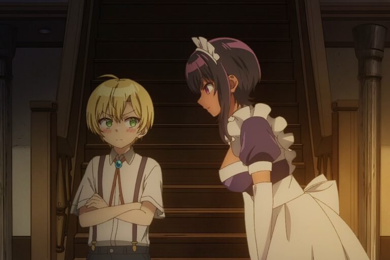 A scene of Lilith and Yuuri from the anime The Maid I Hired Recently Is Mysterious.