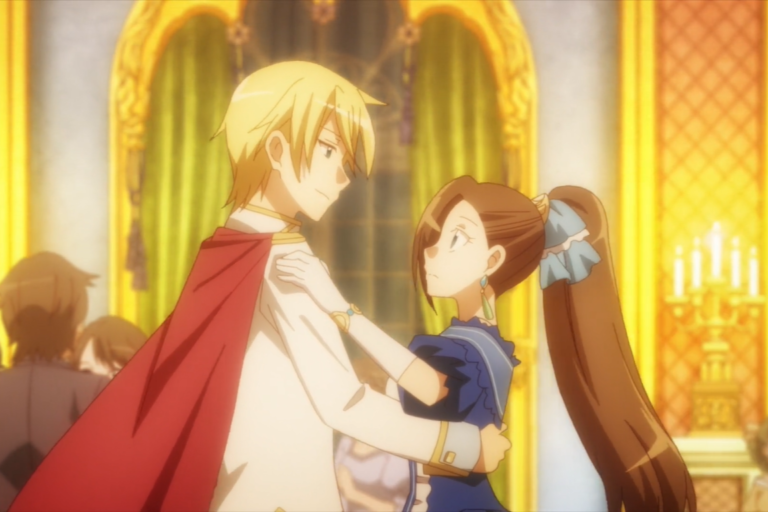Catarina Claes and Geordo Stuart from the anime My Next Life as a Villainess: All Routes Lead to Doom!