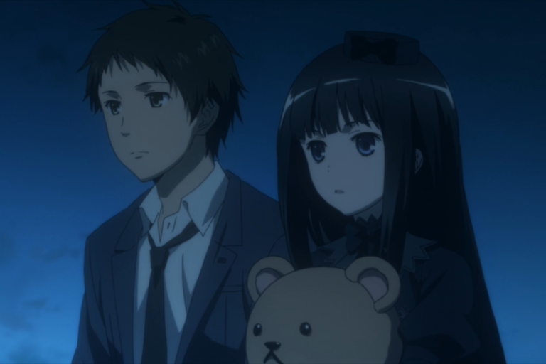 Yuuko Shionji and Narumi Fujishima from the anime Heaven's Memo Pad.